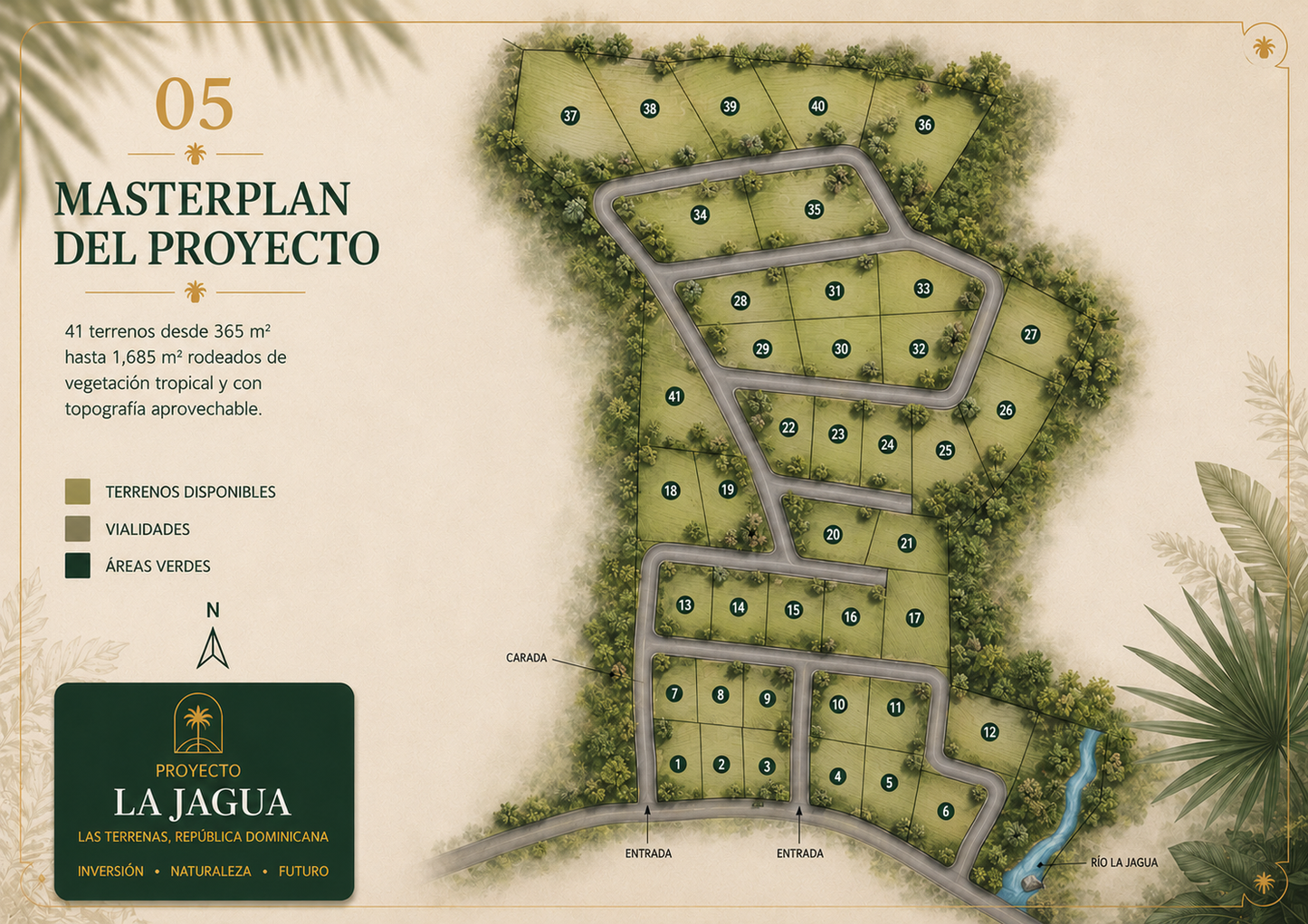 Lote 4 – Terreno 413 m² | Proyecto La Jagua | $22,722 USD